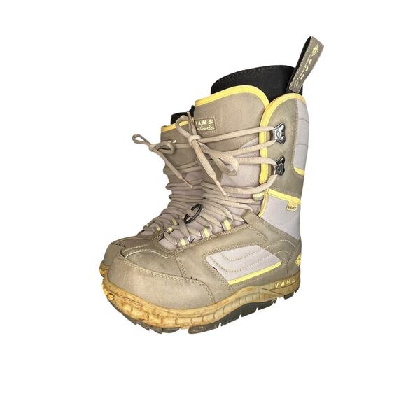 Womens Vans World Traveler Mantra Snowboarding Boots Size 6 Gray - Picture 2 of 7